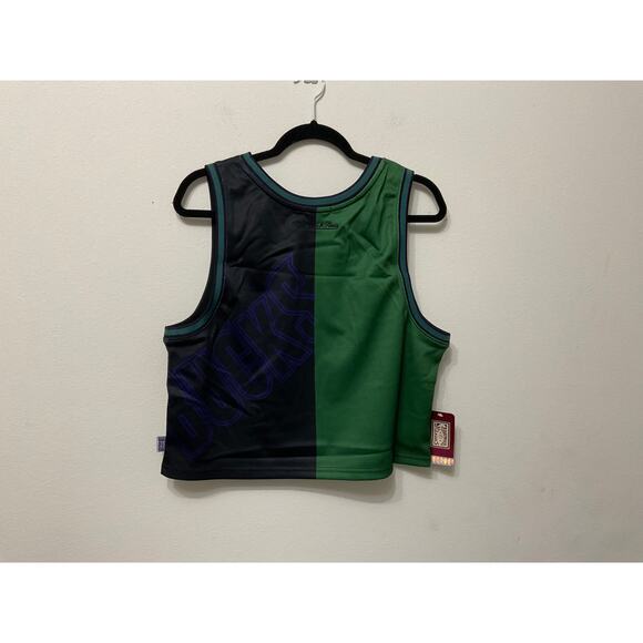 NWT Women's Mitchell & Ness Cropped Milwaukee Bucks Jersey Sz 2XL - Picture 3 of 3